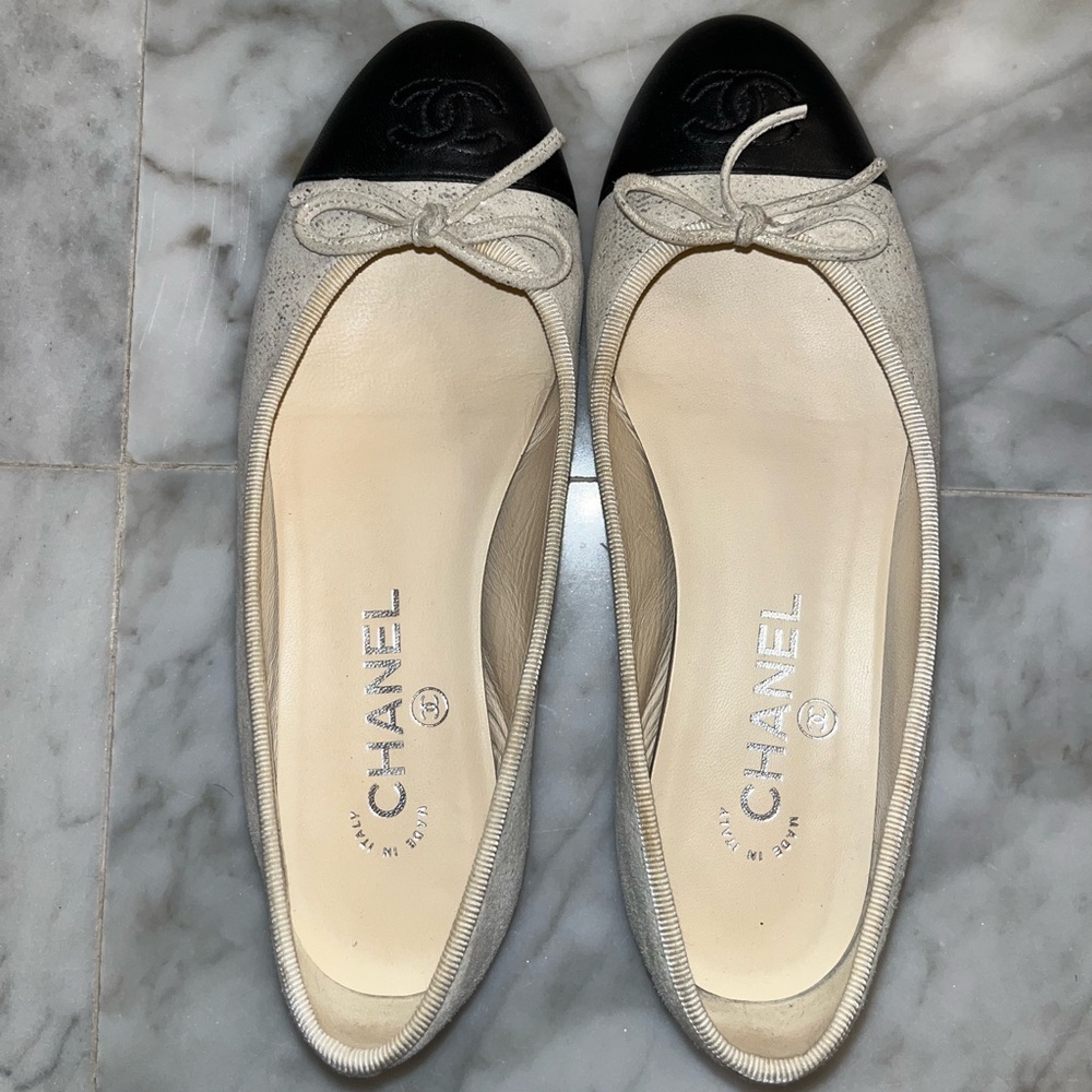 Chanel ballet flats size 37